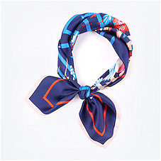 70cm*70cm Silk twill printed square scarf