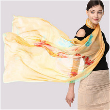 200cm*110cm Silk chiffon long scarf 