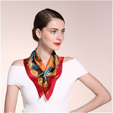 55cm*55cm Silk satin square scarf 